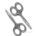 Mini forbici professionali per trucco in acciaio inossidabile argento